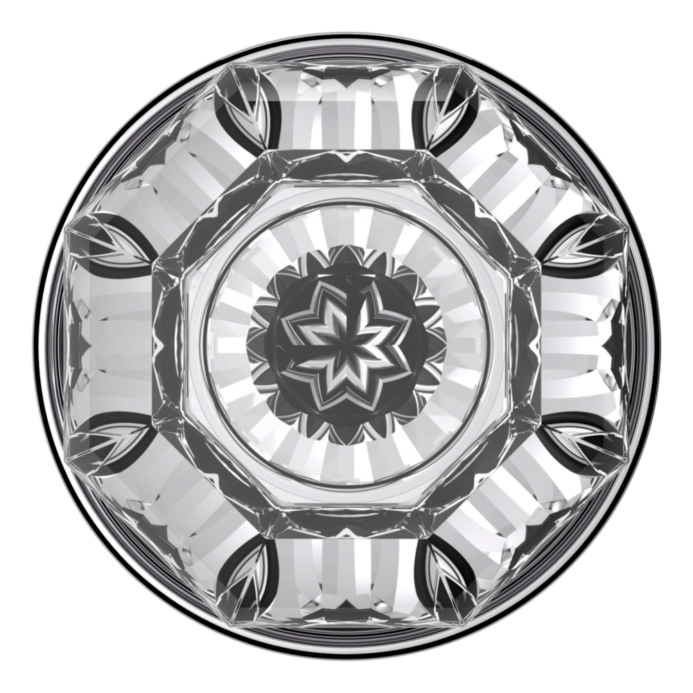 Baldwin 5080 Fillmore Knob Set with 5048 Rose Polished Chrome / Privacy / Reversible