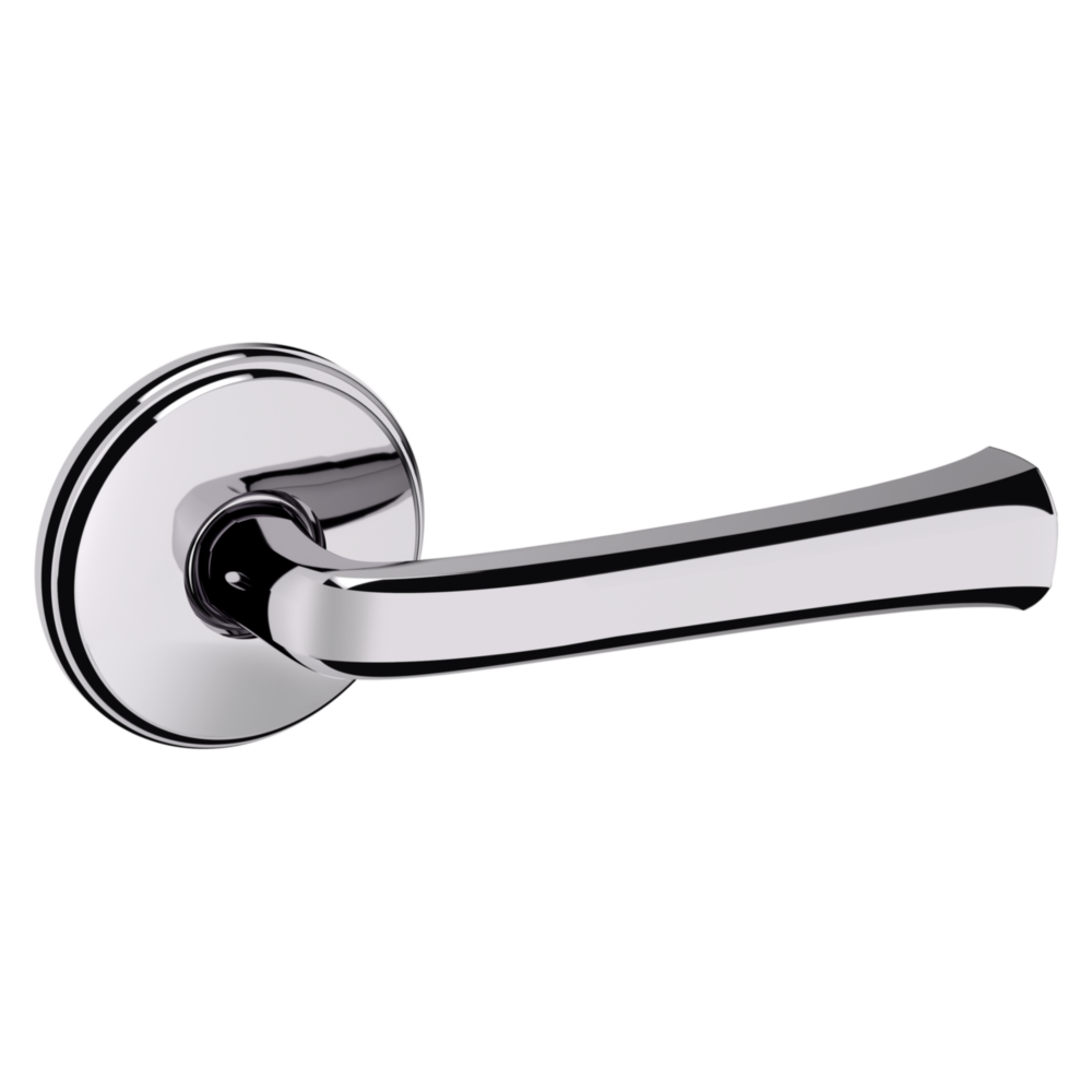 Baldwin 5112 Transitional Straight Lever Set with 5075 Rose