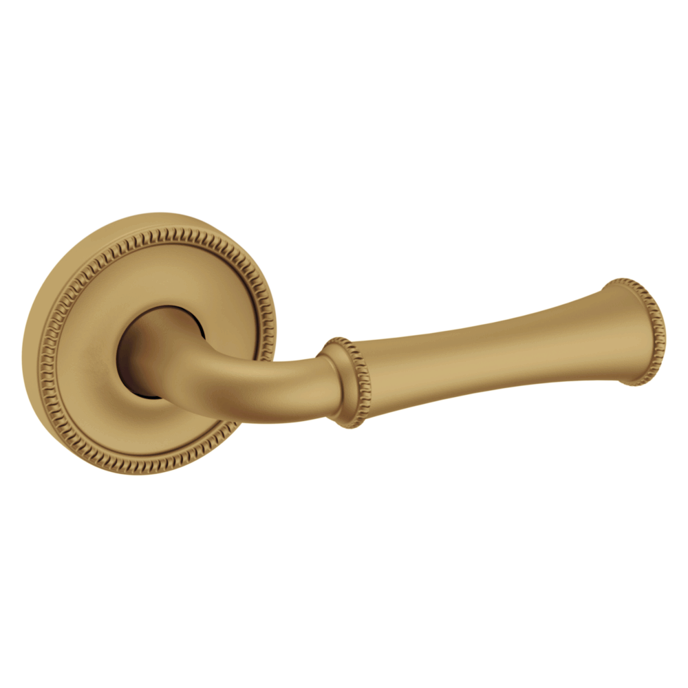 Baldwin 5118 Traditional Straight Lever Set with 5076 Rose