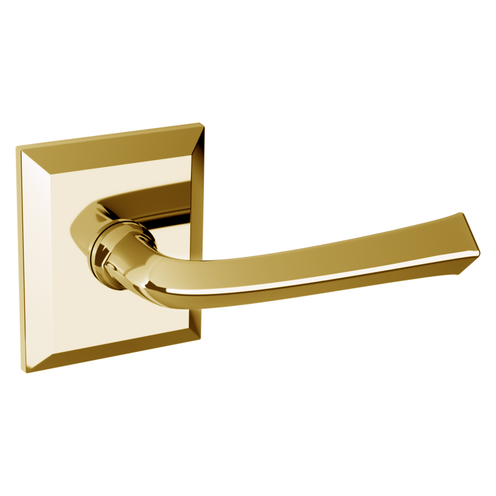 Baldwin 5141 Traditional Straight Lever Set with R033 Rose