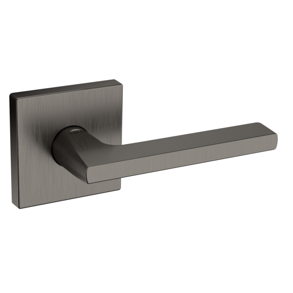 Baldwin 5162 Minneapolis Lever Set with R017 Rose Lifetime (PVD) Graphite Nickel / Passage / Reversible