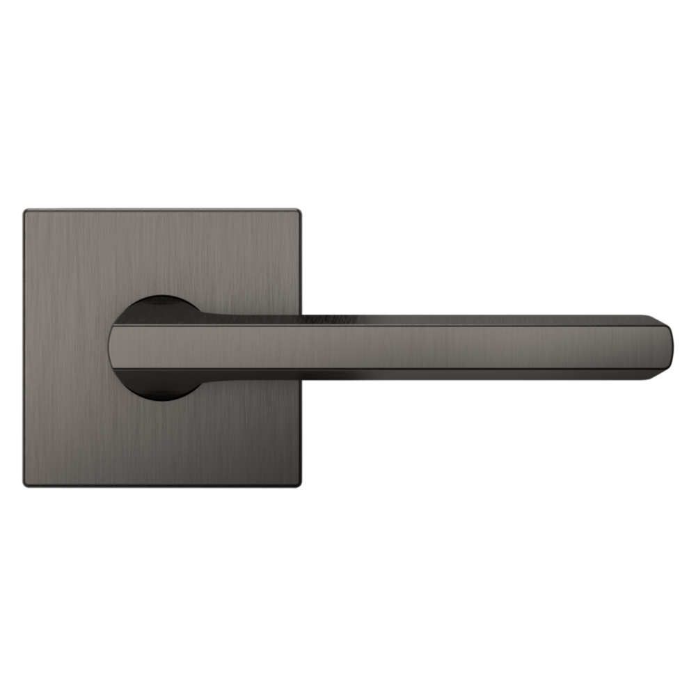 Baldwin 5162 Minneapolis Lever Set with R017 Rose Lifetime (PVD) Graphite Nickel / Passage / Reversible