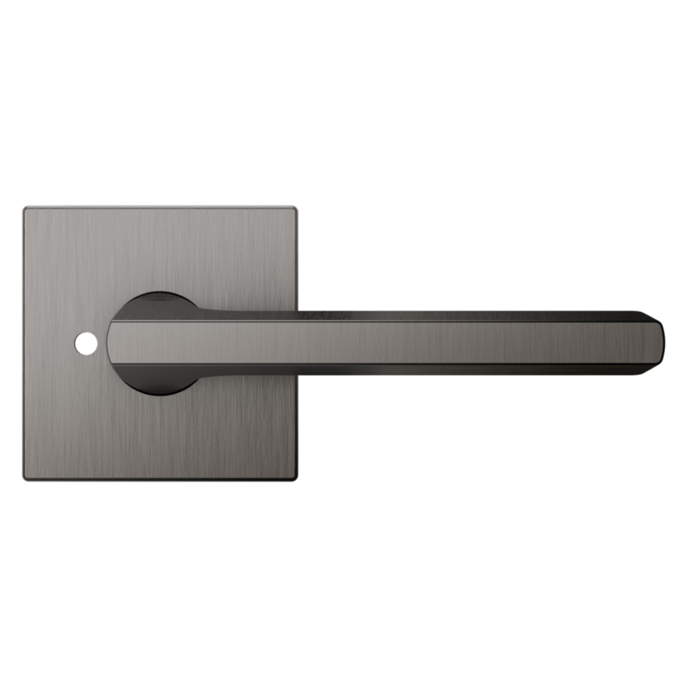 Baldwin 5162 Minneapolis Lever Set with R017 Rose Lifetime (PVD) Graphite Nickel / Privacy / Reversible