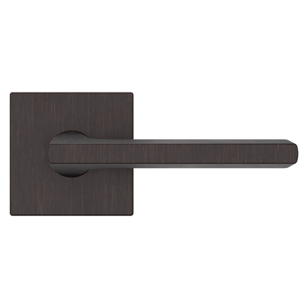 Baldwin 5162 Minneapolis Lever Set with R017 Rose Venetian Bronze / Passage / Reversible