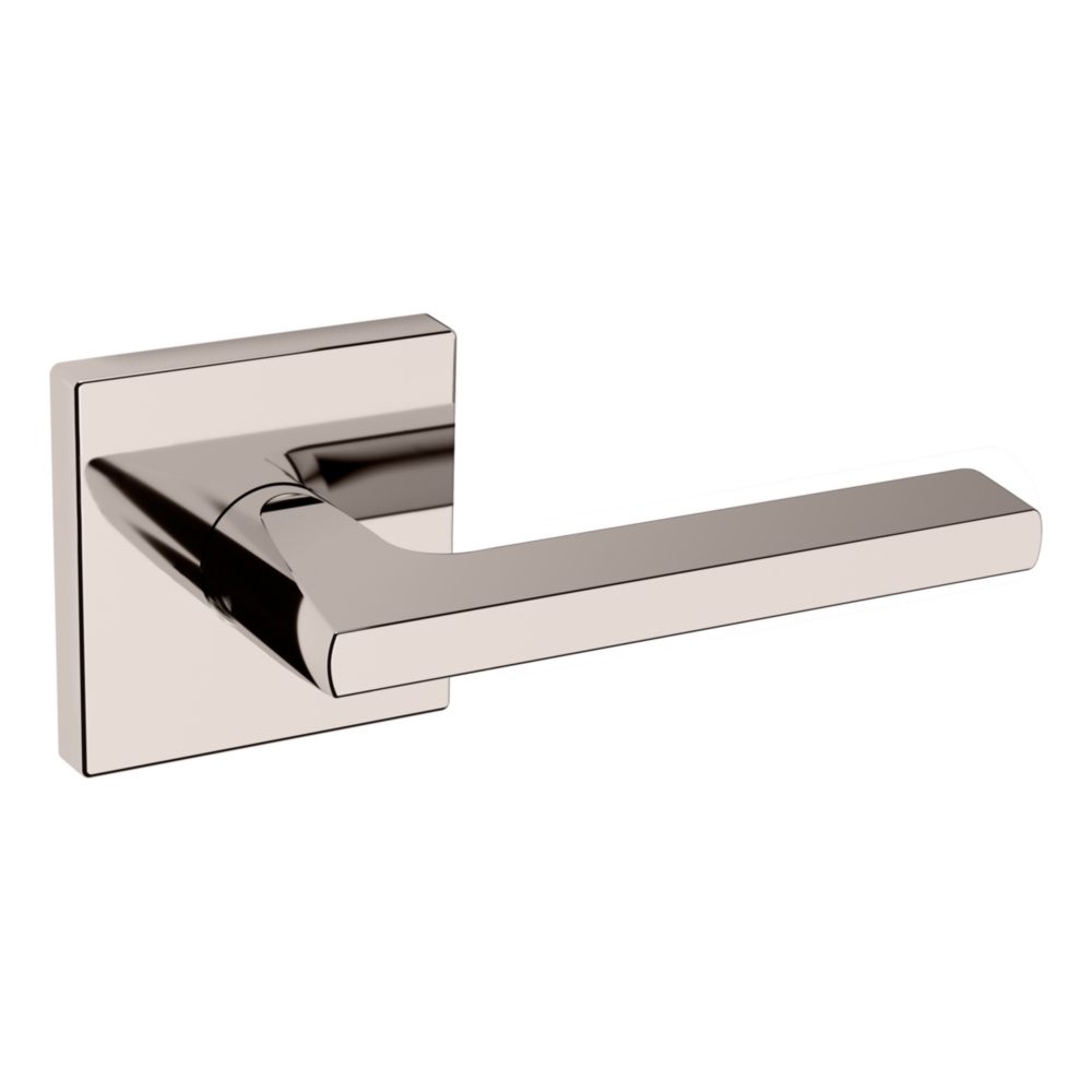 Baldwin 5162 Minneapolis Lever Set with R017 Rose Lifetime (PVD) Polished Nickel / Full Dummy / Reversible