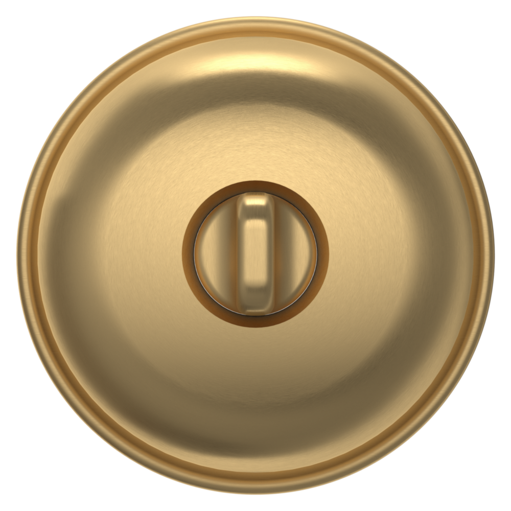 Baldwin Keyed Classic Knob Set with Classic Rose Vintage Brass / Entry / Reversible