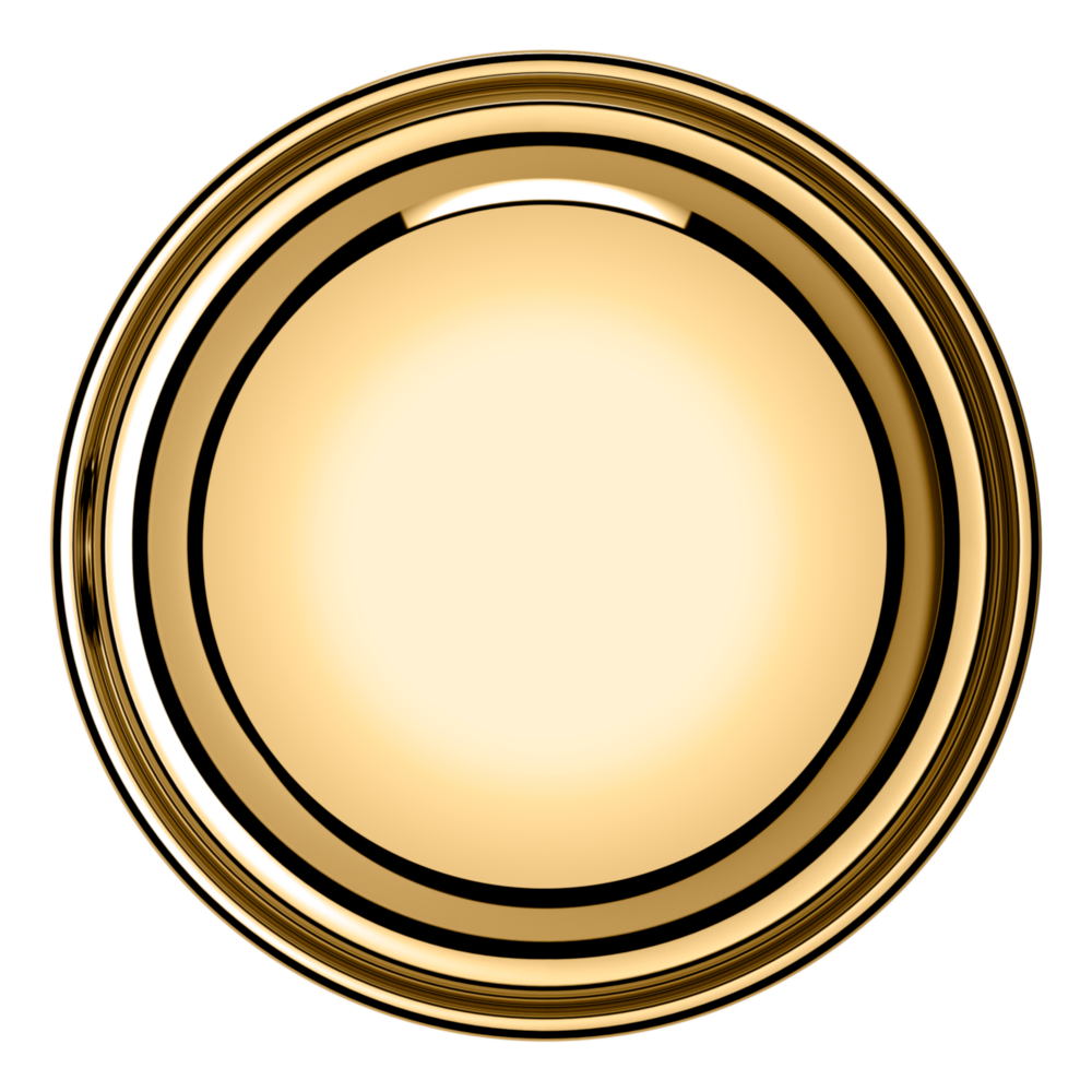 Baldwin 5000 Baltimore Knob Set with 5048 Round Rose Lifetime (PVD) Polished Brass / Passage / Reversible