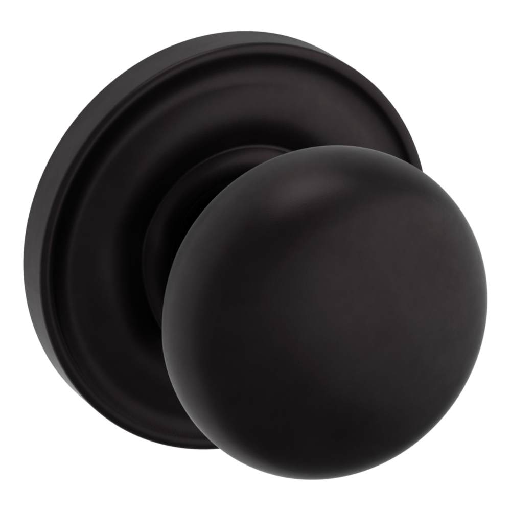 Baldwin 5000 Baltimore Knob Set with 5048 Round Rose Oil-Rubbed Bronze / Full Dummy / Reversible