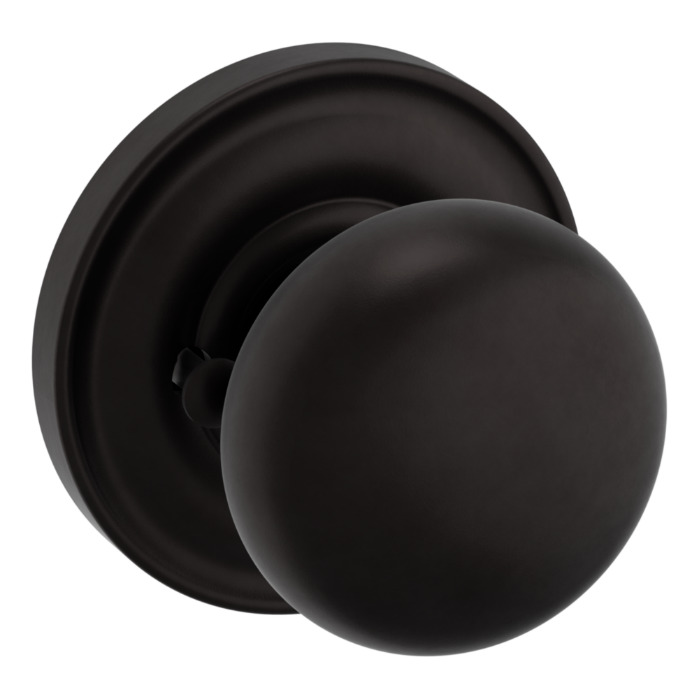 Baldwin 5000 Baltimore Knob Set with 5048 Round Rose Oil-Rubbed Bronze / Privacy / Reversible