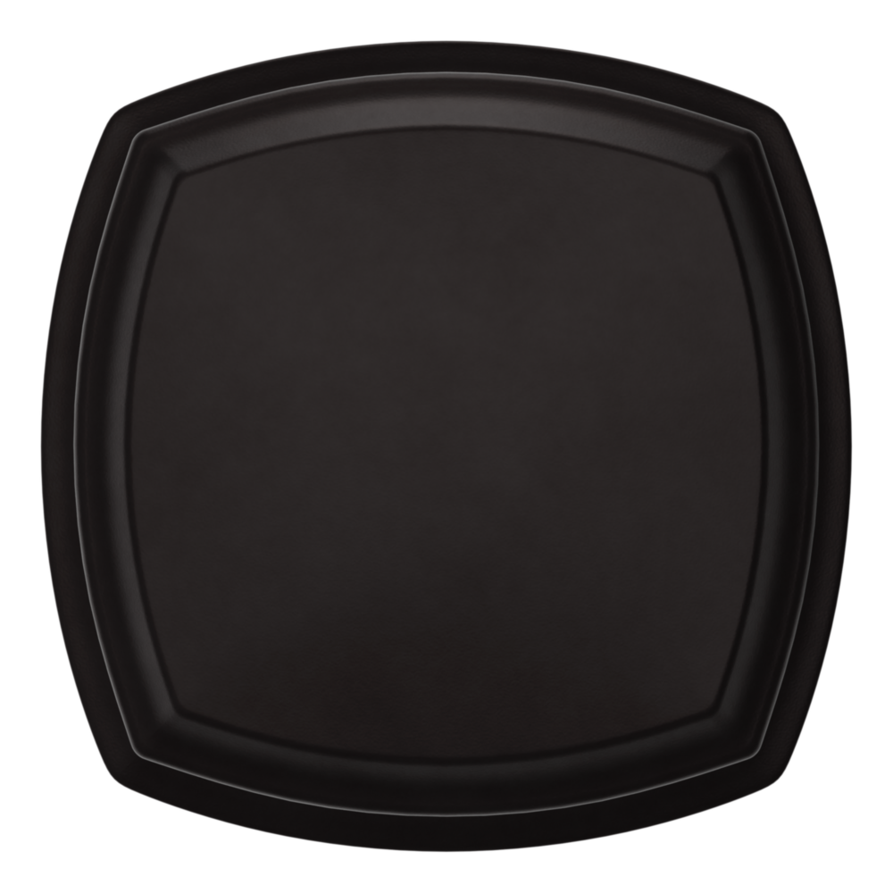 Baldwin 5011 Soft Modern Square Knob Set with 5058 Square Rose Oil-Rubbed Bronze / Passage / Reversible