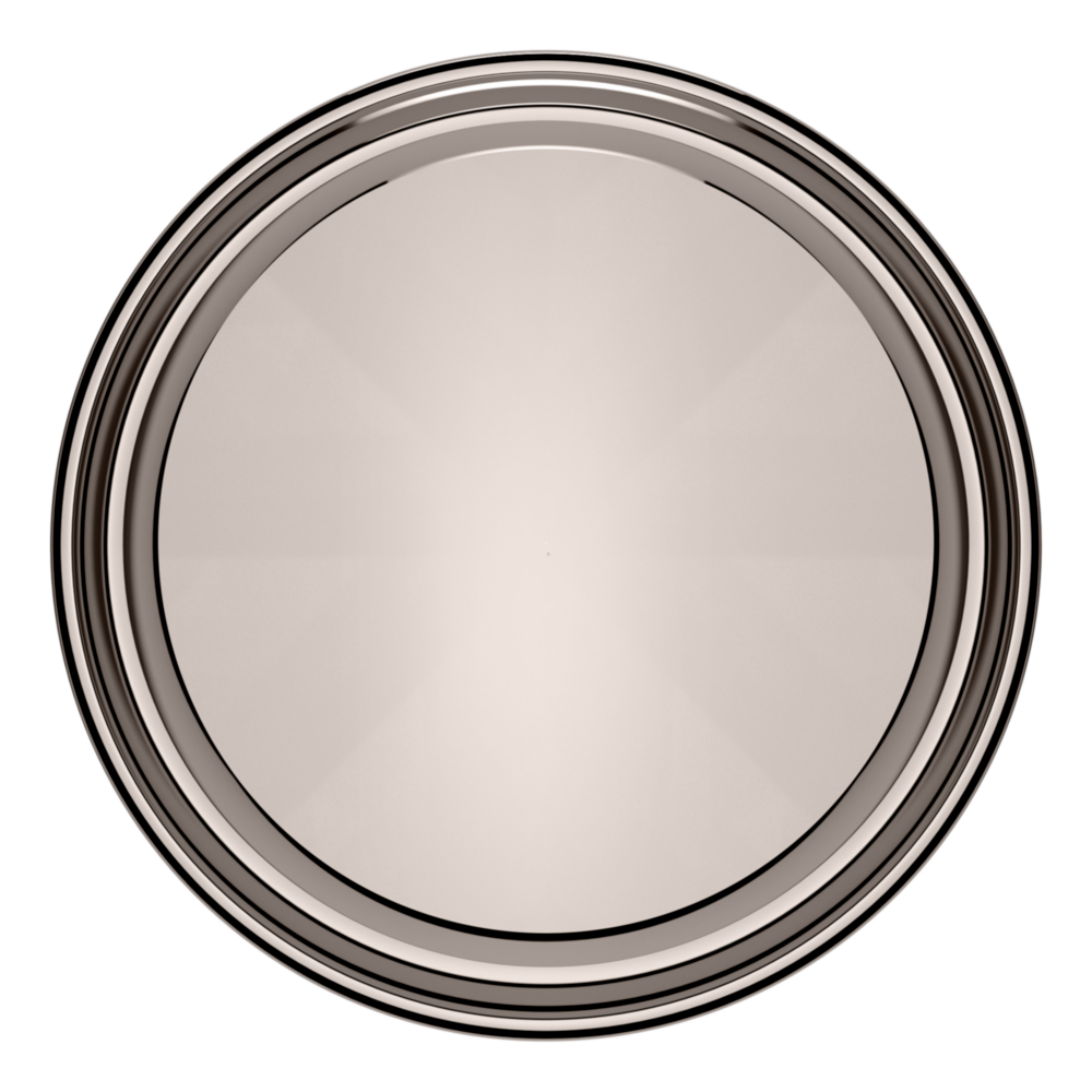 Baldwin 5015 Classic Knob Set with 5048 Round Rose Lifetime (PVD) Polished Nickel / Full Dummy / Reversible