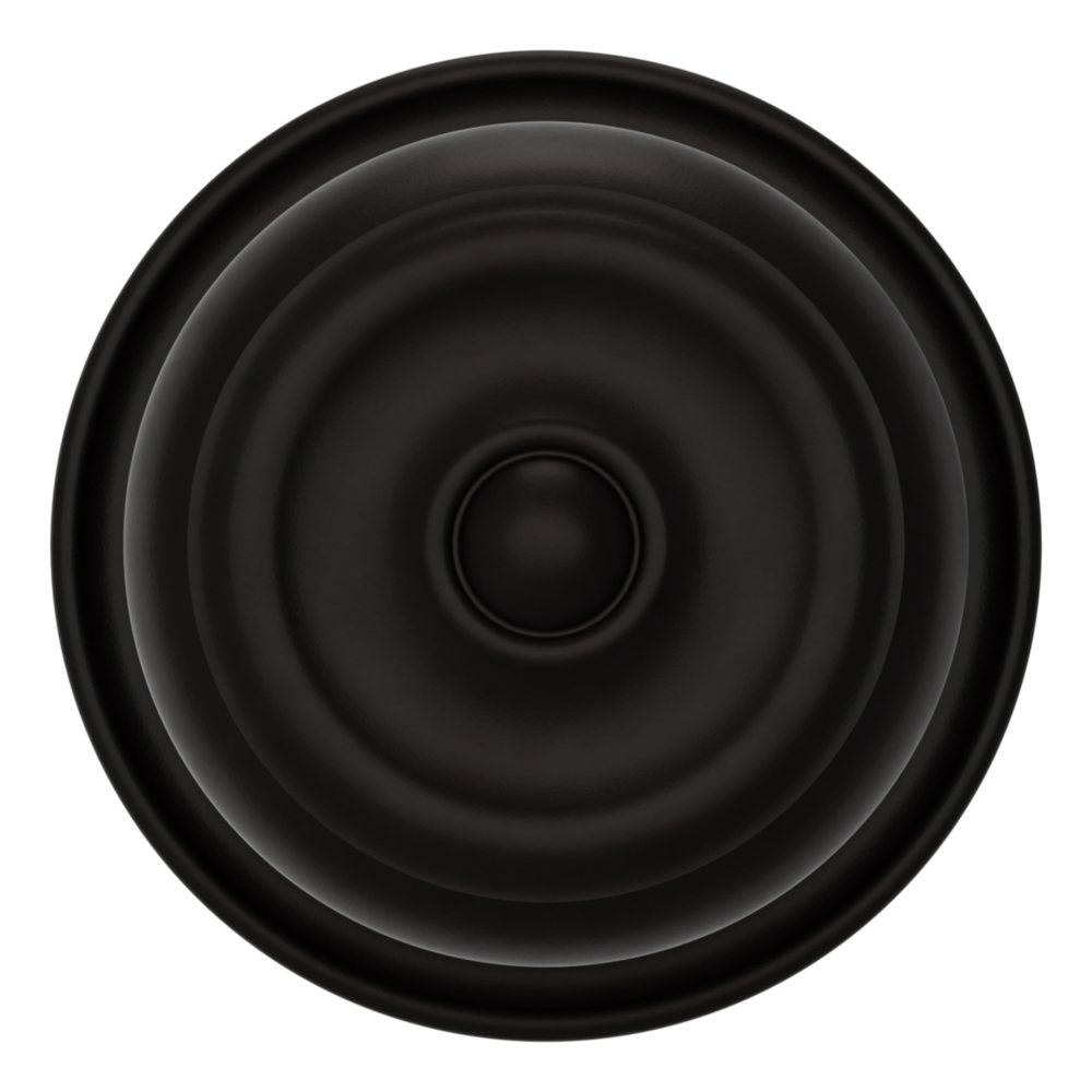 Baldwin 5020 Colonial Knob Set with 5048 Round Rose Oil-Rubbed Bronze / Privacy / Reversible