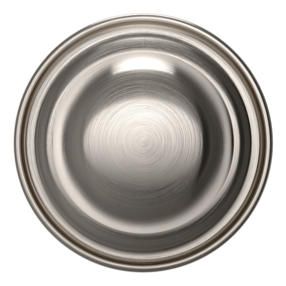 Baldwin 5030 Traditional Round Knob Set with 5048 Rose Lifetime (PVD) Satin Nickel / Privacy / Reversible