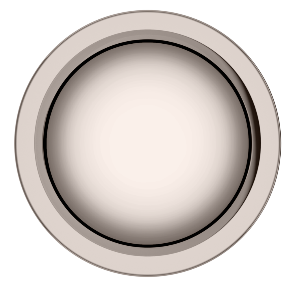 Baldwin 5041 Contemporary Round Knob Set with 5046 Rose Lifetime (PVD) Polished Nickel / Privacy / Reversible
