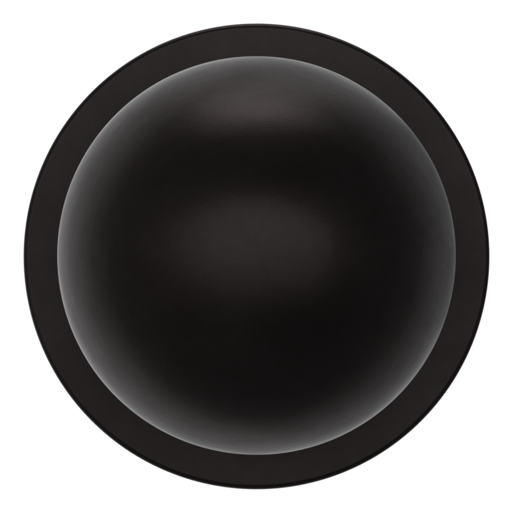 Baldwin 5041 Contemporary Round Knob Set with 5046 Rose Oil-Rubbed Bronze / Privacy / Reversible