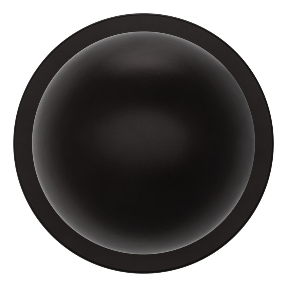 Baldwin 5041 Contemporary Round Knob Set with 5046 Rose Oil-Rubbed Bronze / Privacy / Reversible