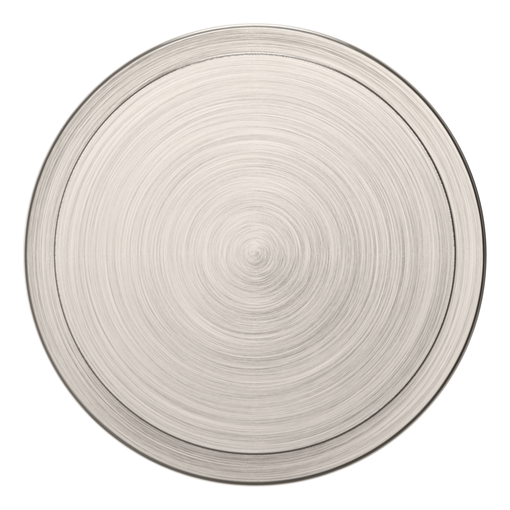 Baldwin 5055 Modern Round Knob Set with 5046 Rose Lifetime (PVD) Satin Nickel / Full Dummy / Reversible