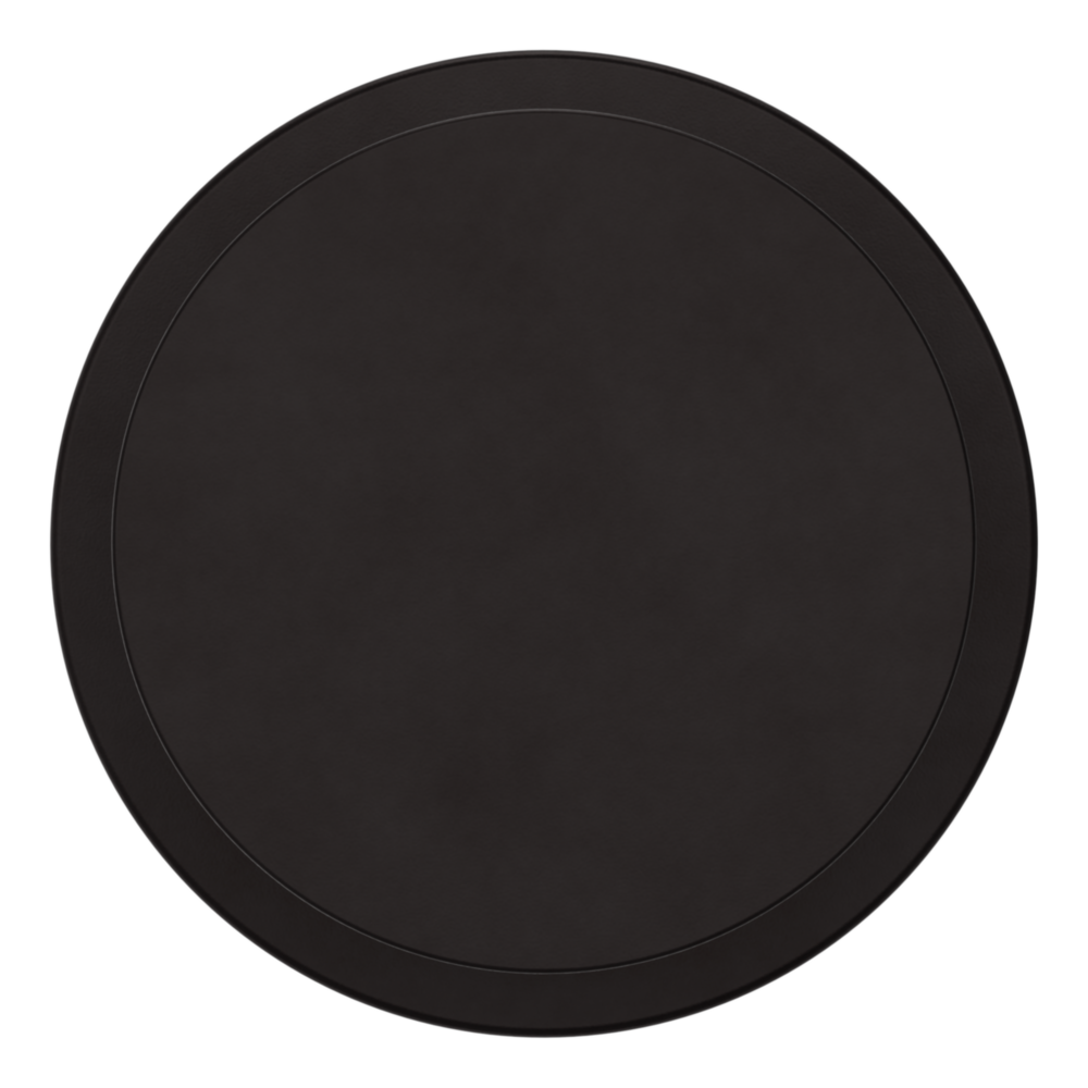 Baldwin 5055 Modern Round Knob Set with 5046 Rose Oil-Rubbed Bronze / Privacy / Reversible