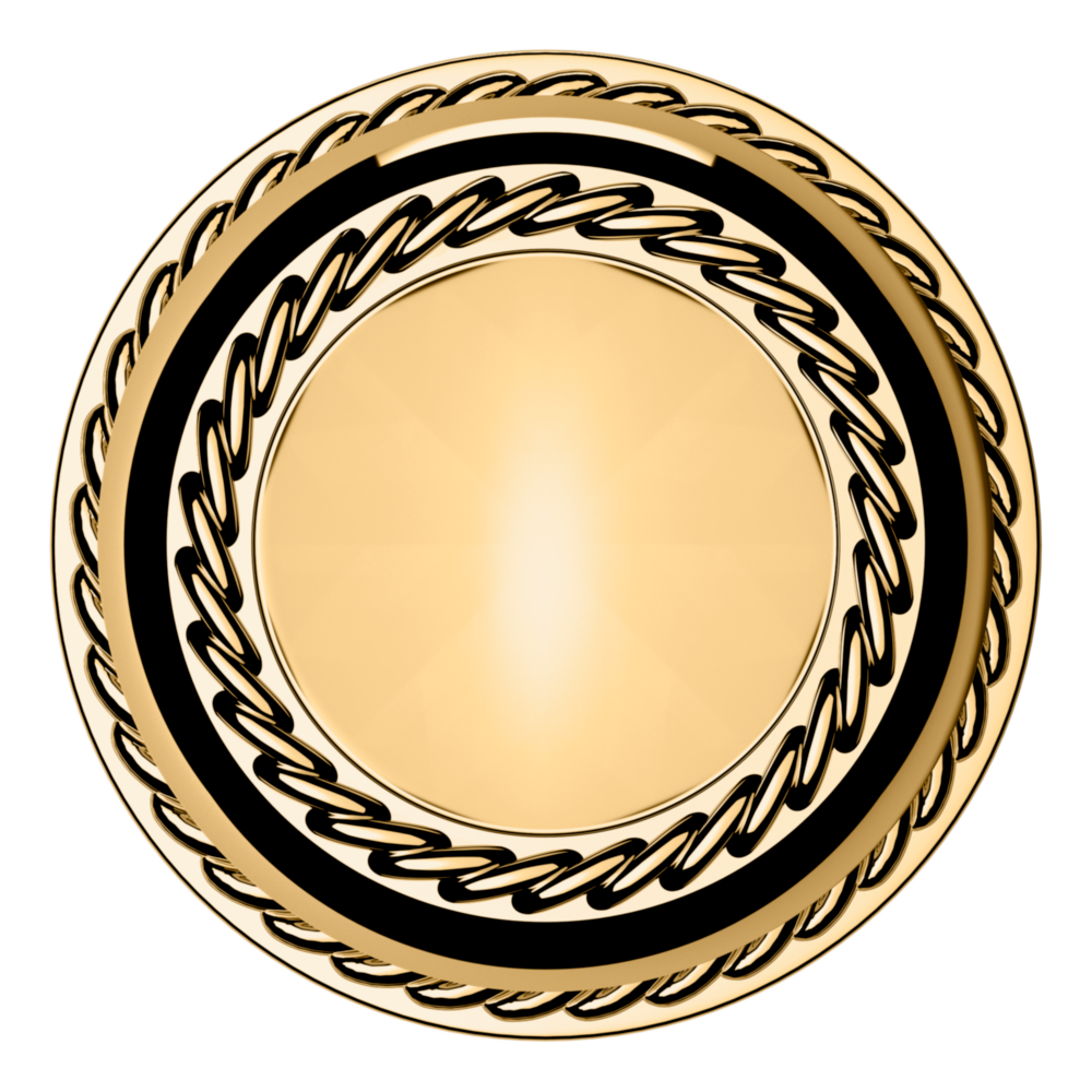 Baldwin 5064 Bristol Knob Set with 5004 Rose Non-Lacquered Brass / Privacy / Reversible