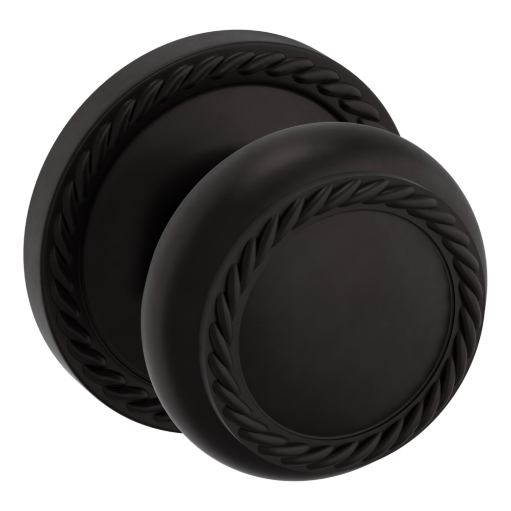 Baldwin 5064 Bristol Knob Set with 5004 Rose Oil-Rubbed Bronze / Passage / Reversible