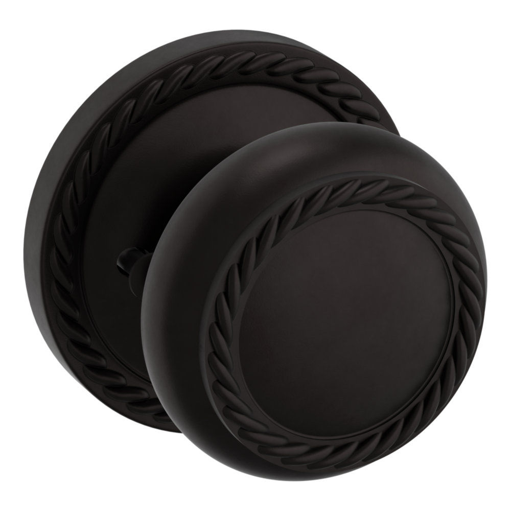 Baldwin 5064 Bristol Knob Set with 5004 Rose Oil-Rubbed Bronze / Privacy / Reversible