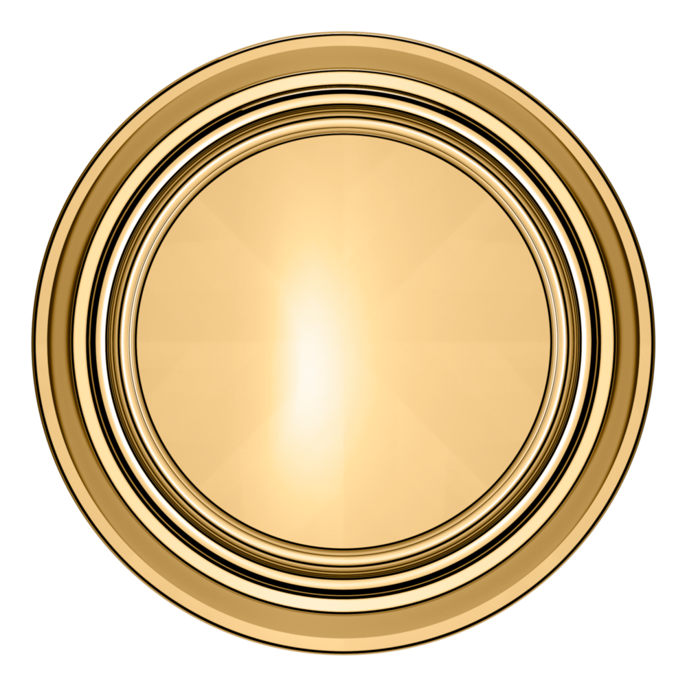 Baldwin 5068 Nashville Knob Set with 5070 Rose Lifetime (PVD) Polished Brass / Full Dummy / Reversible