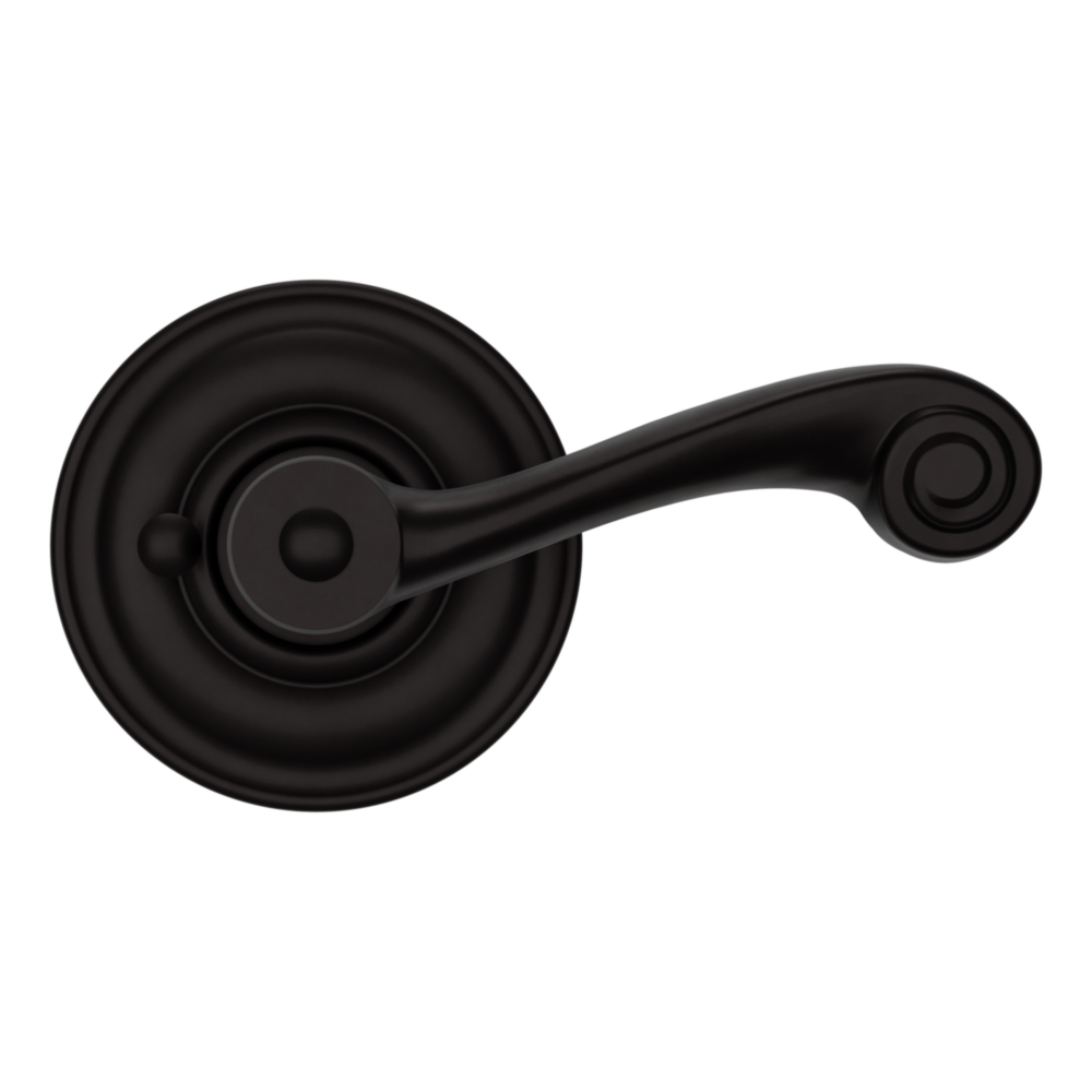 Baldwin 5103 Wave Lever Set with 5048 Rose Oil-Rubbed Bronze / Privacy / Reversible