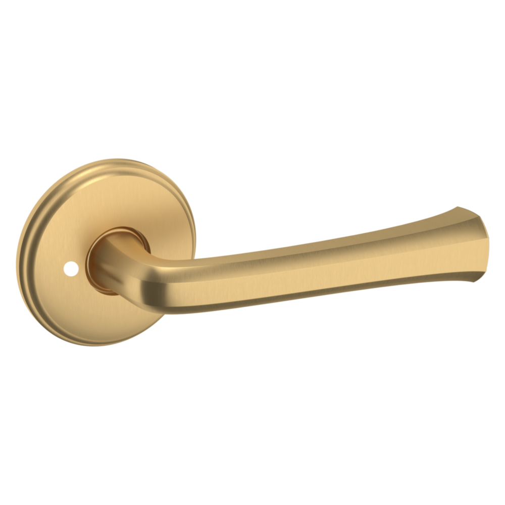 Baldwin 5112 Transitional Straight Lever Set with 5075 Rose