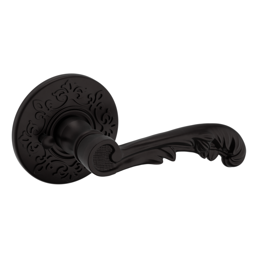 Baldwin 5121 Wave Lever Set with R012 Rose Oil-Rubbed Bronze / Privacy / Reversible