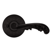 Baldwin 5121 Wave Lever Set with R012 Rose Oil-Rubbed Bronze / Privacy / Reversible