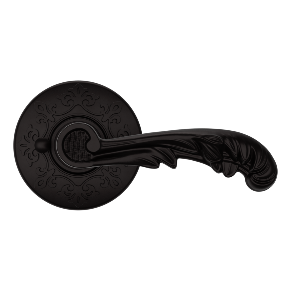 Baldwin 5121 Wave Lever Set with R012 Rose Oil-Rubbed Bronze / Privacy / Reversible