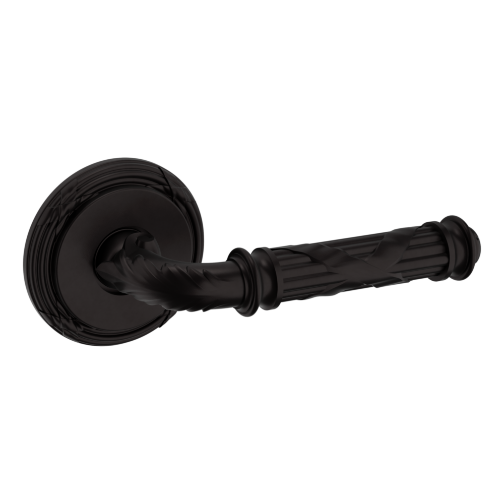Baldwin 5122 Edinburgh Lever Set with 5022 Rose Oil-Rubbed Bronze / Full Dummy / Reversible