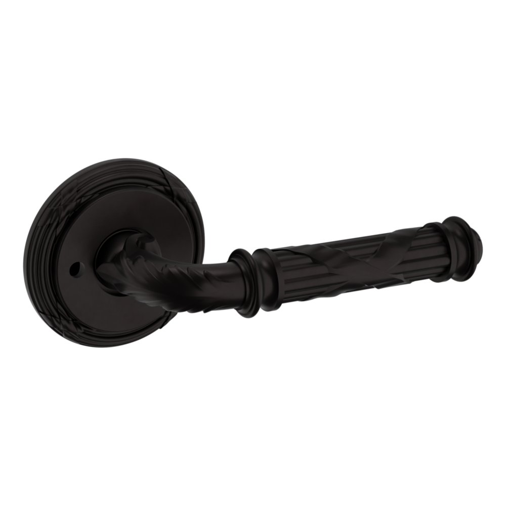 Baldwin 5122 Edinburgh Lever Set with 5022 Rose Oil-Rubbed Bronze / Privacy / Reversible