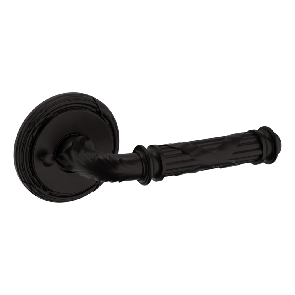 Baldwin 5122 Edinburgh Lever Set with 5022 Rose Oil-Rubbed Bronze / Privacy / Reversible