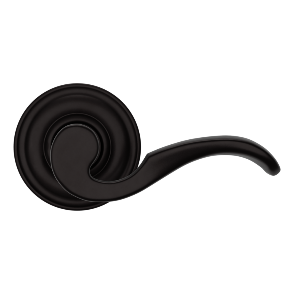 Baldwin 5152 Wave Lever Set with 5017 Rose Oil-Rubbed Bronze / Passage / Reversible