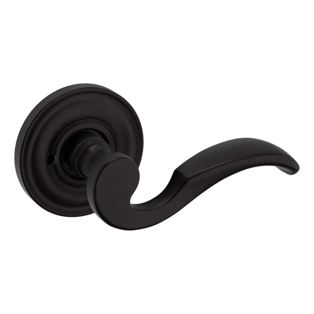 Baldwin 5152 Wave Lever Set with 5017 Rose Oil-Rubbed Bronze / Privacy / Reversible