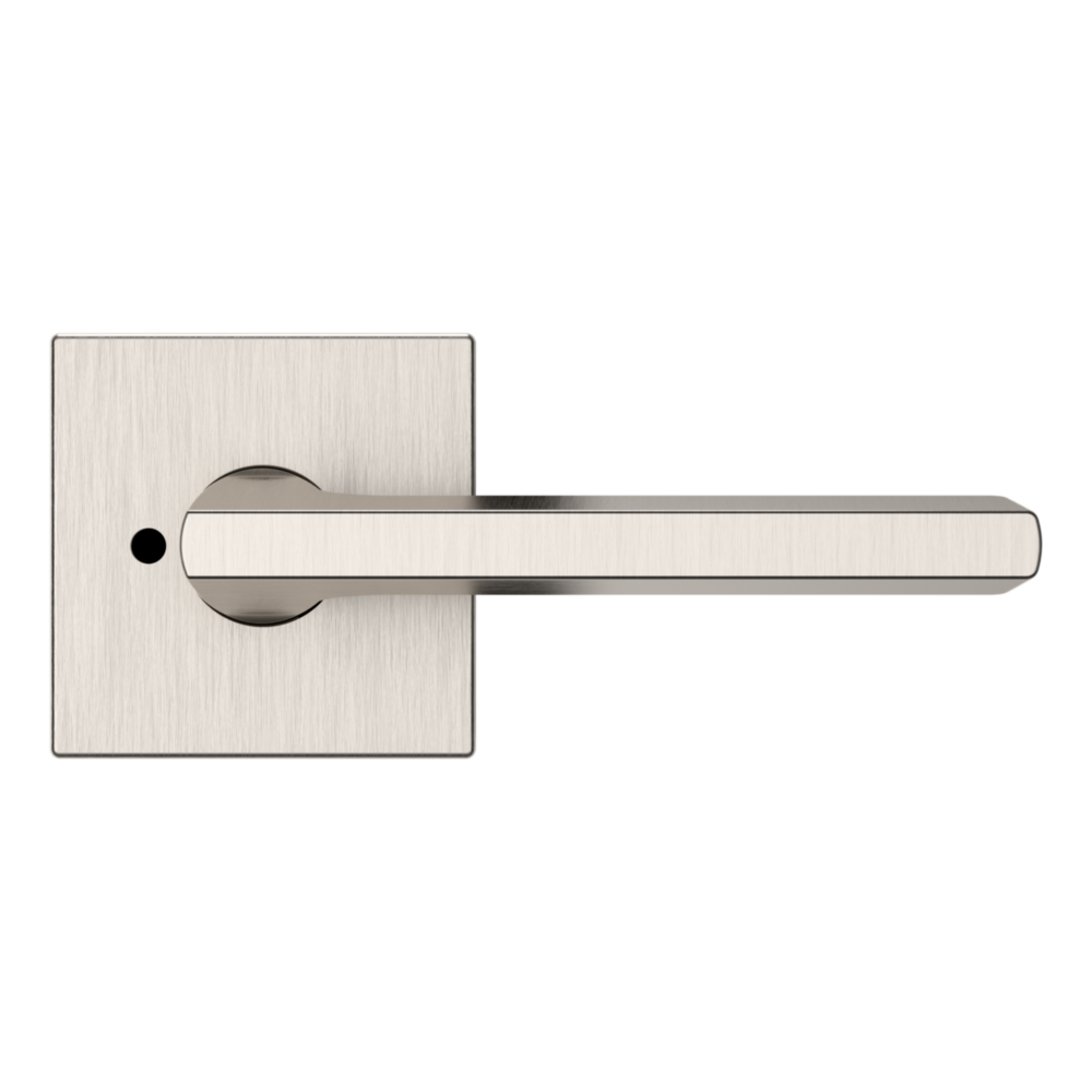 Baldwin 5162 Minneapolis Lever Set with R017 Rose Lifetime (PVD) Satin Nickel / Privacy / Reversible