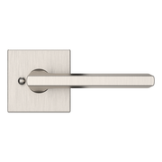 Baldwin 5162 Minneapolis Lever Set with R017 Rose Lifetime (PVD) Satin Nickel / Privacy / Reversible