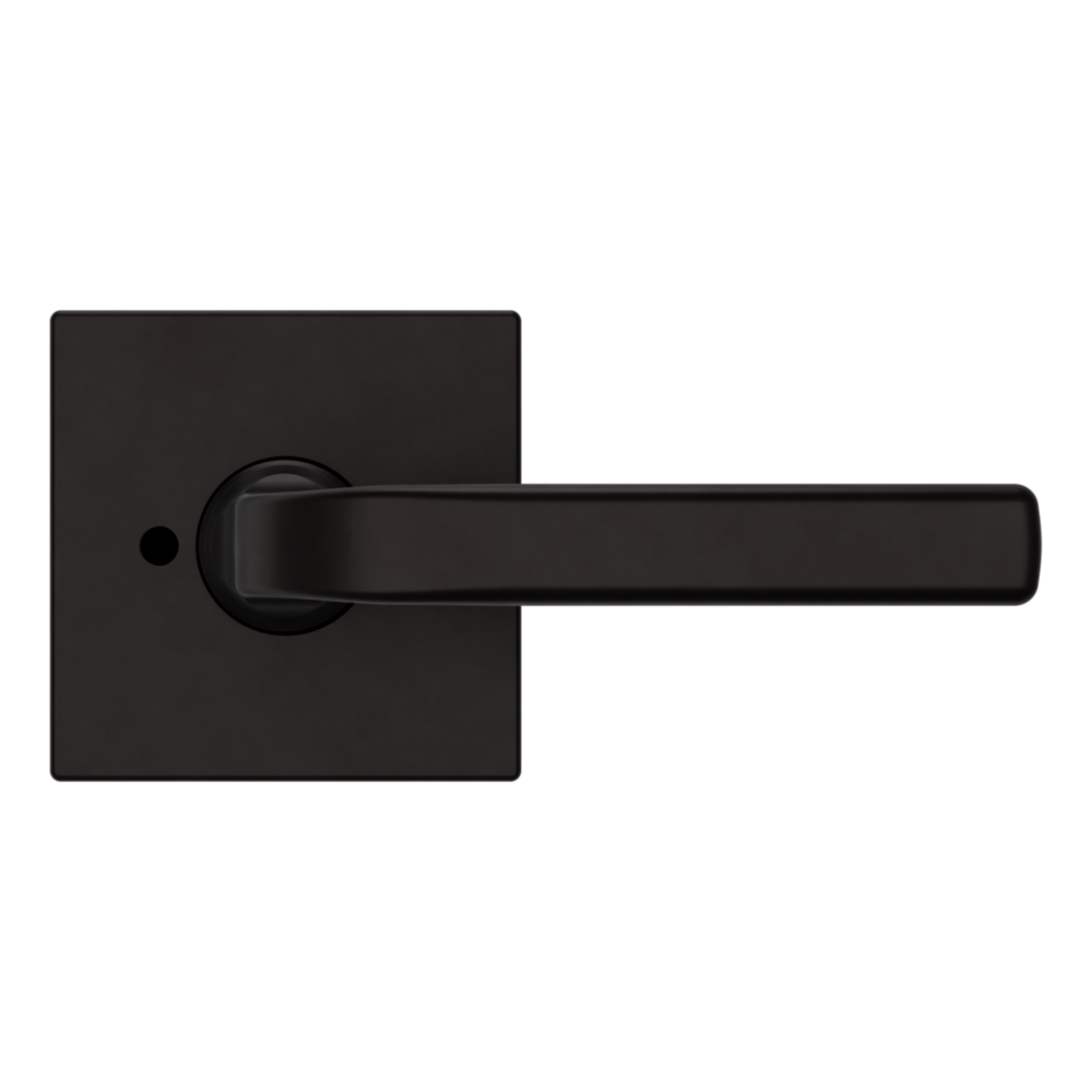 Baldwin 5190 Transitional Straight Lever Set with R017 Rose Oil-Rubbed Bronze / Privacy / Reversible