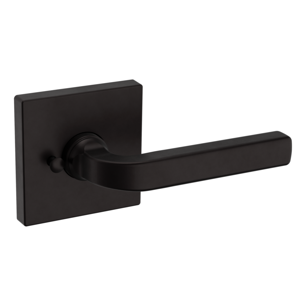 Baldwin 5190 Transitional Straight Lever Set with R017 Rose Oil-Rubbed Bronze / Privacy / Reversible