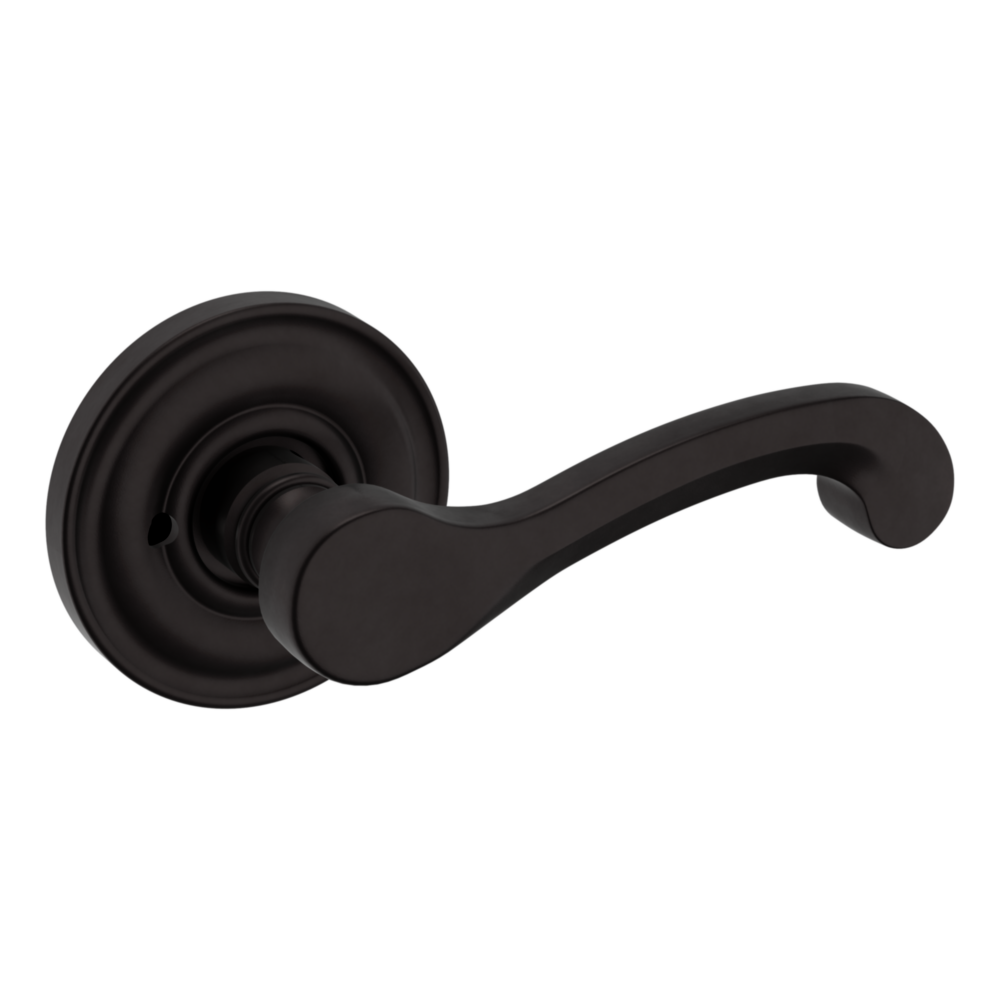 Baldwin 5445 Classic Lever Set with 5048 Rose Oil-Rubbed Bronze / Privacy / Reversible