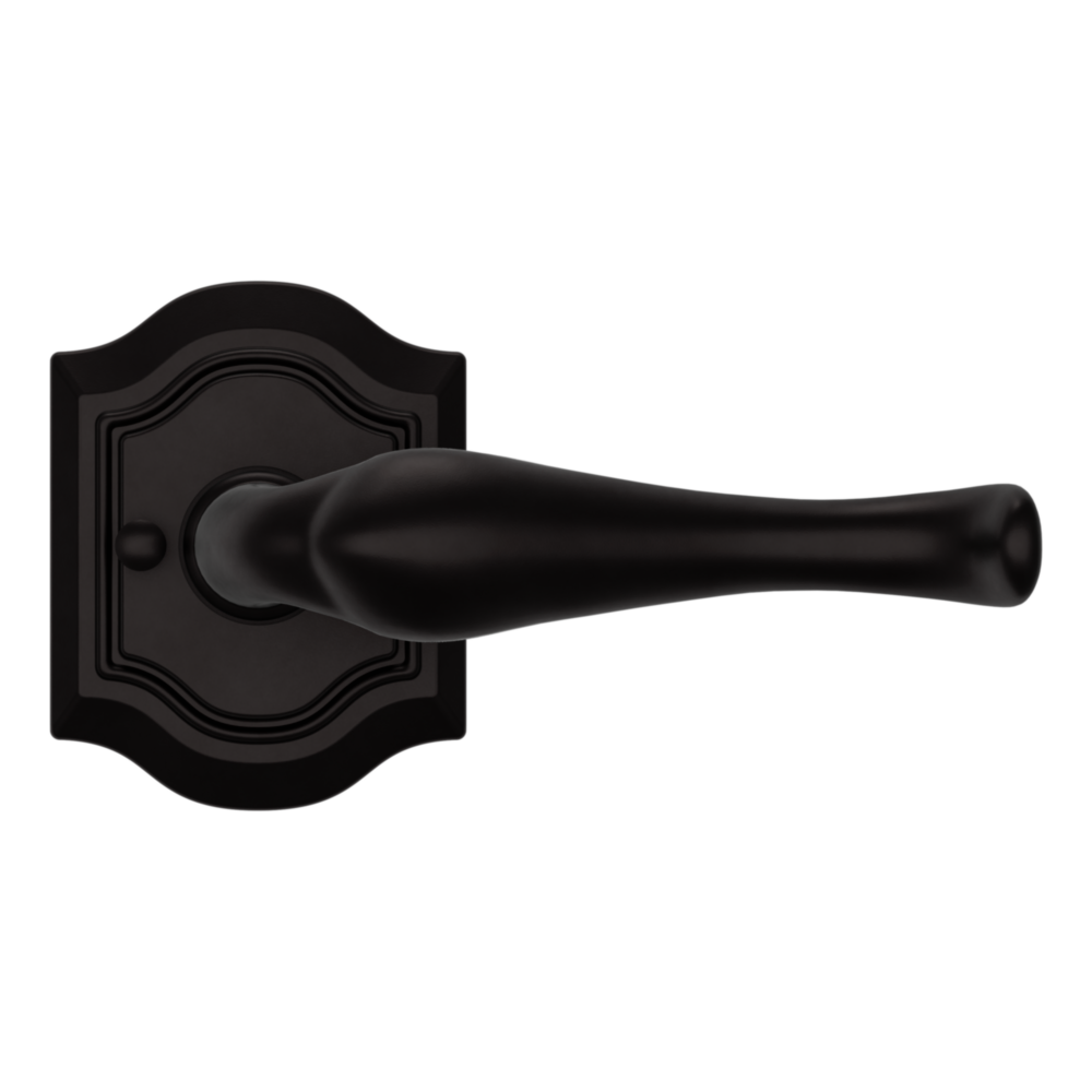 Baldwin 5447 Bethpage Lever Set with R027 Rose Oil-Rubbed Bronze / Privacy / Reversible