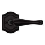 Baldwin 5447 Bethpage Lever Set with R027 Rose Oil-Rubbed Bronze / Privacy / Reversible