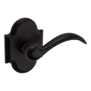 Baldwin 5452 Beavertail Lever Set with R030 Rose Oil-Rubbed Bronze / Passage / Reversible