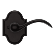 Baldwin 5452 Beavertail Lever Set with R030 Rose Oil-Rubbed Bronze / Privacy / Reversible