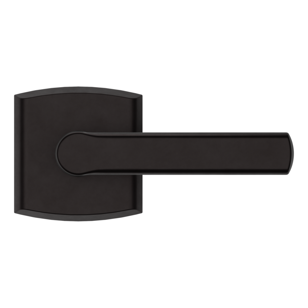 Baldwin 5485 Soho Lever Set with R026 Rose Oil-Rubbed Bronze / Passage / Reversible