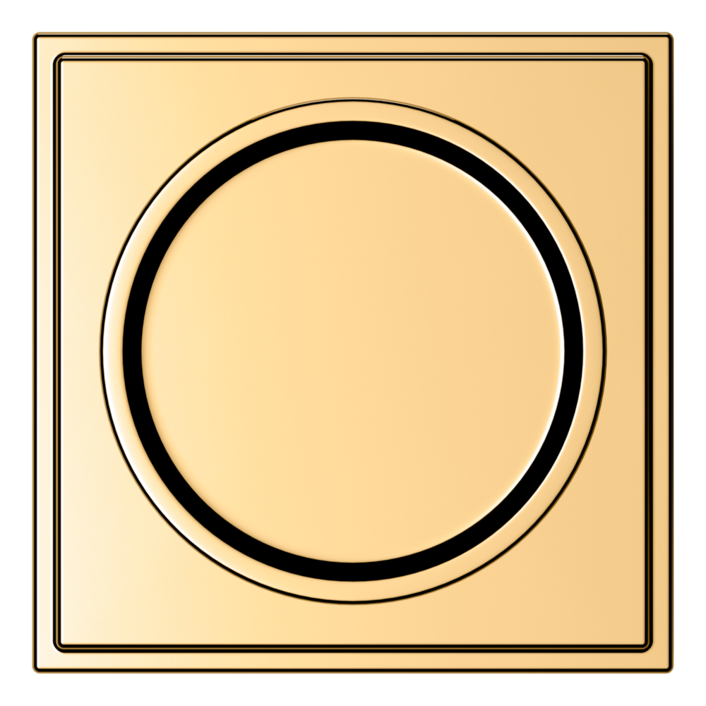 Baldwin K007 Hollywood Hills Knob Set with R050 Rose Non-Lacquered Brass / Passage / Reversible