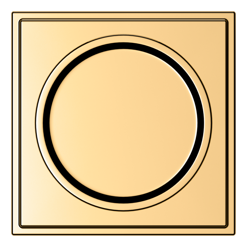 Baldwin K007 Hollywood Hills Knob Set with R050 Rose Non-Lacquered Brass / Privacy / Reversible