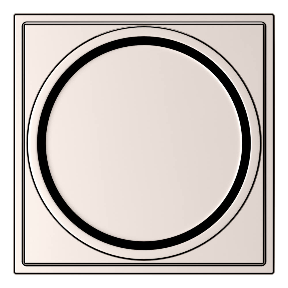 Baldwin K008 Hollywood Hills Knob Set with R050 Rose Lifetime (PVD) Polished Nickel / Passage / Reversible