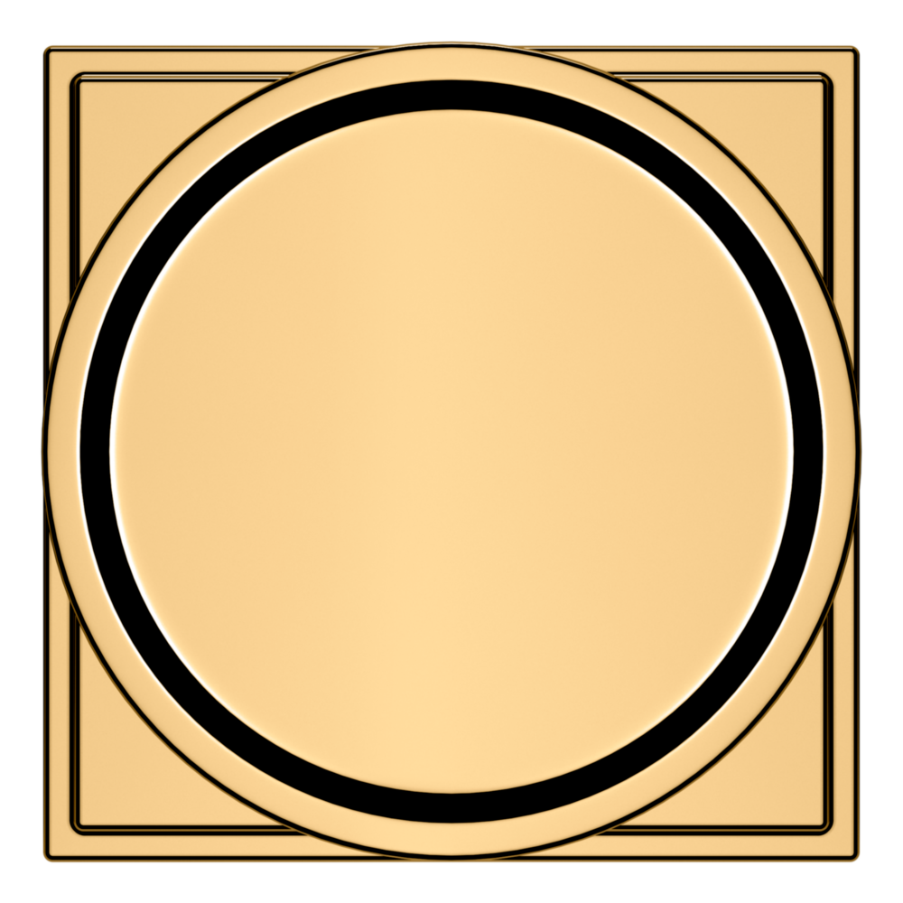 Baldwin K009 Hollywood Hills Knob Set with R050 Rose Non-Lacquered Brass / Full Dummy / Reversible